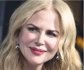  ??  ?? CARGO. Nicole Kidman es Embajadora de Buena Voluntad