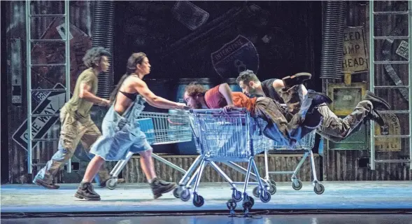  ?? INDIANA ?? American Theatre Guild presents “Stomp” on April 2, 2024, at the Morris Performing Arts Center in South Bend.