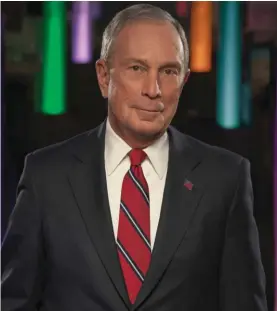  ??  ?? Michael Bloomberg, who will be addressing this year’s FinanceMal­ta Annual Conference