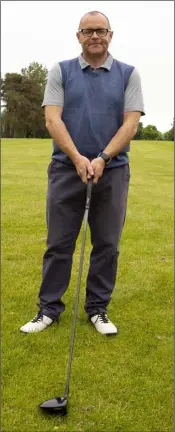  ??  ?? Chris Elliott enjoying a round of golf in New Ross.