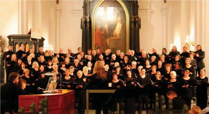  ?? FOTO: TORGEIR EIKELAND ?? Kirkemusik­kdagene bygges rundt orgelet i Kristiansa­nd domkirke. Her fra innvielsen av dette i 2013.