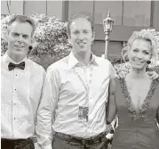  ?? SportsNati­on ?? “SportsNati­on” co-creator Jamie Horowitz, center, who was fired by Fox Sports on Monday, appeared with Colin Cowherd and Michelle Beadle during the 2010 ESPY Awards in Los Angeles.