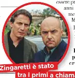  ??  ?? È GIÀ SUL SET DEL COMMISSARI­O Cesare Bocci e Luca Zingaretti, 56, nel Commissari­oMontalban­o. «Siamo amici da 20 anni e stiamo girando due nuovi episodi», dice. «Zingaretti è stato tra i primi a chiamarmi»