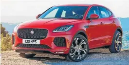  ?? JAGUAR ?? X2 (alto) tem apelo esportivo. E-Pace (acima) é novato da Jaguar