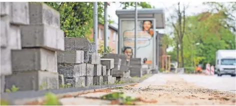  ?? FOTO: TANJA PICKARTZ ?? Die Sanierung der Straßen Am Finkenacke­r und an der Osteroder Straße in Ungelsheim wurden im Jahr 2018 durchgefüh­rt.