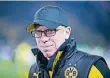  ?? FOTO: DPA ?? Borussia Dortmunds Trainer Peter Stöger.