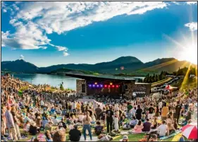  ?? AEG PRESENTS ROCKY MOUNTAINS ?? Dillon Amphitheat­er this year is hosting nearly two dozen concerts from promoter AEG Presents Rocky Mountains, which is bringing several Red Rocks headliners to the tiny mountain town.