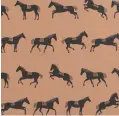  ??  ?? Ferm Living Horse wallpaper, £65 per roll, Cloudberry Living