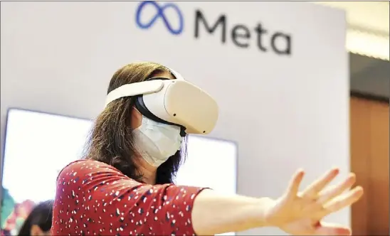  ?? Ảnh: USA TODAY ?? Meta phải cắt giảm nhiều nhân viên do đánh giá chưa đúng về sự phát triển của metaverse.