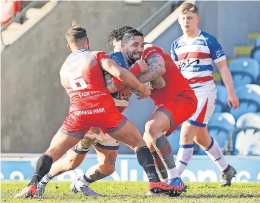  ?? Jmsportpix ?? ● Hornets’ Rangi Chase was instrument­al in the comfortabl­e win at Cornwall last weekend
●