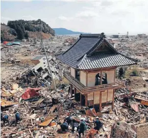  ?? Photo: Reuters ?? The Japanese tsunami disrupted supply chains globally.