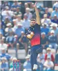  ??  ?? Full control: Mark Wood can bowl to a plan