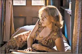  ?? MPAA rating: Running time: JESSICA MIGLIO/AMAZON STUDIOS ?? Kate Winslet portrays a waitress who finds her dreams thwarted in Woody Allen's “Wonder Wheel,” which also stars Justin Timberlake and Jim Belushi.
PG-13 (for thematic content including some sexuality, language and smoking)
1:41