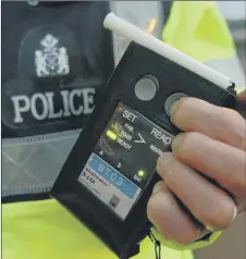  ??  ?? CAMPAIGN 67 motorists were caught drink-driving last year