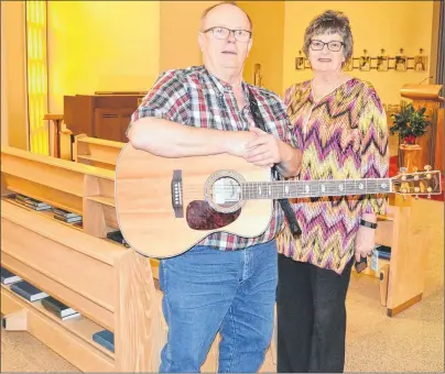  ?? SALLY COLE/THE GUARDIAN ?? Activity director Charmaine MacGregor and Kevin Jesso are excited about the Music at the Mount Concert Series. It kicks off on April 6 at The Mount Continuing Care Community in Charlottet­own at 7 p.m.