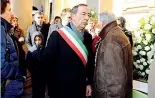  ?? (Fotogramma) ?? Con la fascia Il sindaco Giuseppe Sala