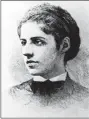  ?? STF ?? This undated image shows American poet Emma Lazarus, who wrote the poem inscribed on the Statue of Liberty.