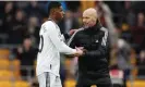 ?? Ashton/AMA/Getty Images ?? Erik ten Hag’s plan to implement a quick and direct game of transition­s is aimed at getting the best out of players such as Marcus Rashford. Photograph: Matthew