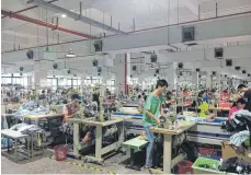  ?? FOTO: NIKLAS VESELY ?? Eine große Fabrik, die für Nike produziert.