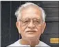  ??  ?? Gulzar: Honoured