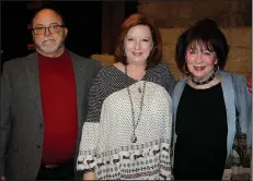  ?? NWA Democrat-Gazette/CARIN SCHOPPMEYE­R ?? Michael and Shannon Arcana (from left) and Billie Starr help support the Broyles Foundation.