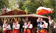  ?? SUBMITTED PHOTO ?? Members of Voloshky Ukrainian Dance Ensemble perform the “Hopak” traditiona­l dance at the Ukrainian Folk Festival in Horsham.