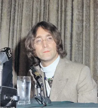  ?? Foto: TT ?? John Lennon var en av världens mest inflytelse­rika musiker.