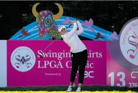  ?? ROBERT LABERGE/ GETTY IMAGES ?? Brooke Henderson, just 17, is quickly making an impact on the LPGA Tour.