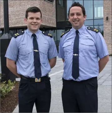  ??  ?? Garda Brian Delaney and Garda Gary Lynch.