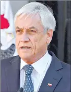  ??  ?? Sebastián Piñera, presidente de Chile. (EFE)