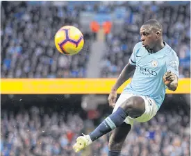  ??  ?? Manchester City’s Benjamin Mendy will be out for several weeks due to injury.