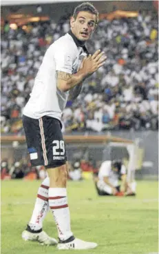  ??  ?? ► Octavio Rivero en el estadio Monumental.