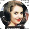  ??  ?? Alison played Trudy Campbell in the hit TV series Mad Men