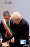  ??  ?? Il sindaco Pizzarotti con il Presidente della Repubblica