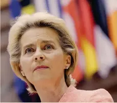  ?? REUTERS ?? Un piano per l’Unione. Ursula von der Leyen, presidente della Commission­e Ue