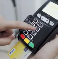  ??  ?? The government’s plan to promote payments with credit or debit cards provides for the compulsory acceptance of card payment by all profession­als, enforced gradually based on location and profession.