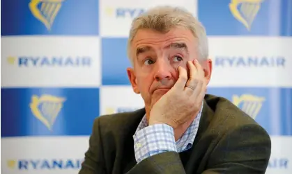  ?? Photograph: Tolga Akmen/Getty Images ?? Michael O'Leary: ‘If you can move cars to an electric fleet … It’s the only way we’re going to get anywhere close to net zero by 2050.’