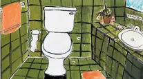  ?? CLAIRE MILBRATH/THE NEW YORK TIMES ?? So what to do, especially now that many of us are starting to leave home a little more? Should we avoid shared restrooms like the plague?