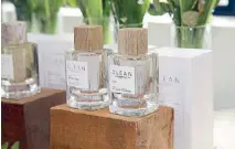  ?? ?? All fragrances by Clean are created from sustainabl­e ingredient­s and materials.