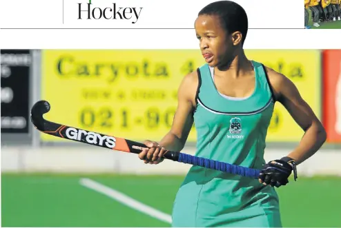  ?? Picture: Gallo Images ?? Ongi Mali is the youngest member of SA’s hockey team, which is rated lowest in its World Cup group. Coach Sheldon Rostron is hoping Mali will help change that.