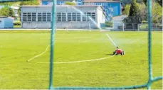  ?? FOTO: THOMAS SIEDLER ?? Die Sportplätz­e sind noch gesperrt.