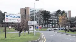  ??  ?? The car park at Altnagelvi­n Hospital in Derry brought in almost £550,000
