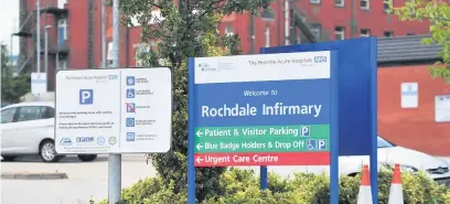  ??  ?? ●●Rochdale Infirmary is one of the hospitals taking part in the study