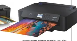  ??  ?? The Epson Expression XP-15000 isn’t the best choice for printing on canvas photo paper