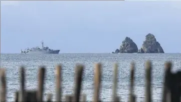  ?? (Photo doc Dominique Leriche) ?? Le site des Deux frères, où s’est produit l’accident, est l’un des plus fréquentés par les clubs de plongée de l’ouest du Var.