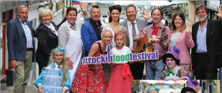  ??  ?? At the launch on Slaney Street. Front, Olivia Lambert, Jackie Kenny and Samira McKeown of South East Rock’n’Roll Club with Damien Murphy. Back: Eric Barron of Enniscorth­y and District Chamber, Maree Lyng of Enniscorth­y Clamber, chefEdward Harden,...