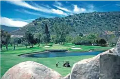  ??  ?? This undated photo provided by San Diego Tourism shows golfing at Sycuan Resort Golf Course in El Cajon. — AP photos