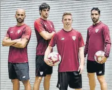  ?? FOTO: ATHLETIC ?? De estreno Los leones, con la nueva ropa de entrenamie­nto