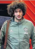  ??  ?? Marouane Fellaini’s time at United could be coming to an end