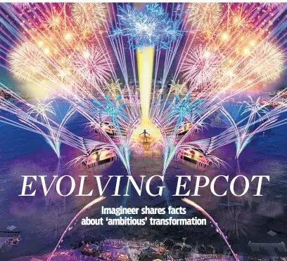  ?? WALT DISNEY CO. IMAGES ?? In 2020, the new “HarmonioUS” will debut at Epcot as the largest nighttime spectacula­r ever created for a Disney park.